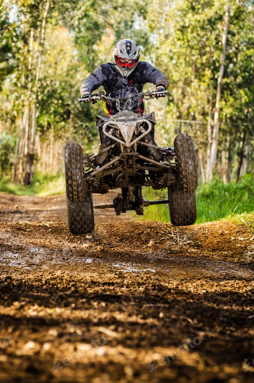 Preview: Quad rider jumping