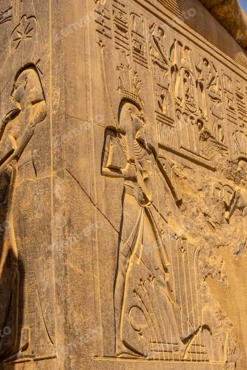 Preview: Beautiful facade of one of the most beautiful temples in Egypt. Luxor Temple