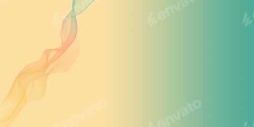 Preview: Digital Illustration of waves and particles. Curvy and swirly wireframe on pastel background.
