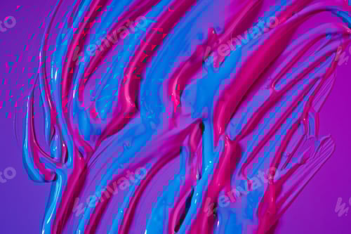 Preview: Puddle of neon paint