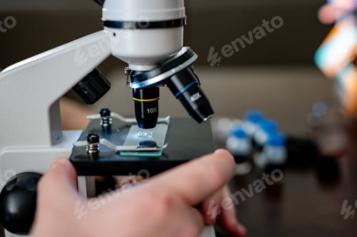 Preview: Microscope close-up.