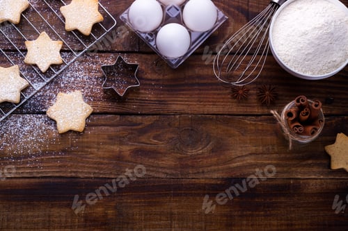 Preview: holiday baking background