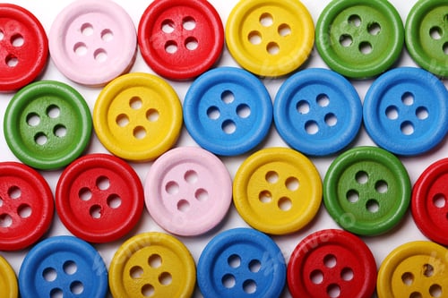 Preview: Many colorful buttons