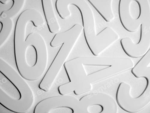 Preview: Background of numbers