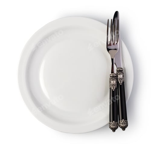 Preview: plate and cutlery