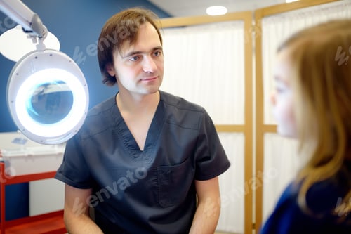 Preview: Medical Exam with doctor and young patient