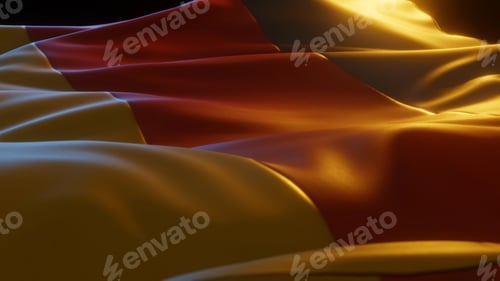 Preview: Germany Flag Close up Low Angled Perspective