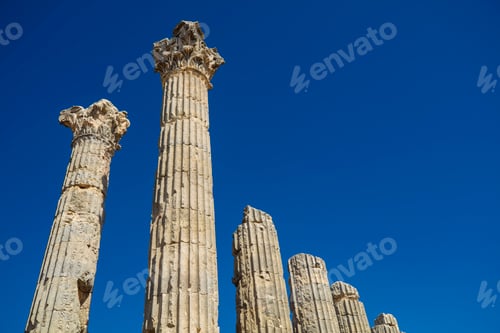 Preview: The Temple of Zeus of Diokaesareia ( Uzuncaburc ) Ancient City in Mersin, Turkey