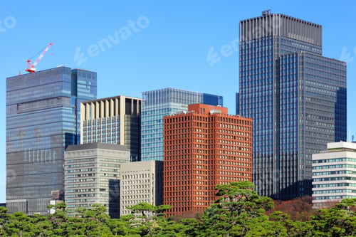 Preview: Commercial district in Tokyo