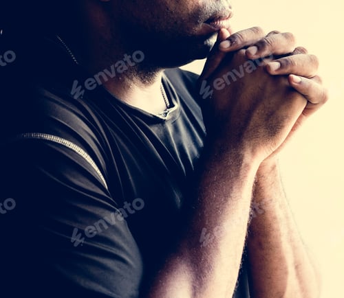 Preview: Contemplative African American man