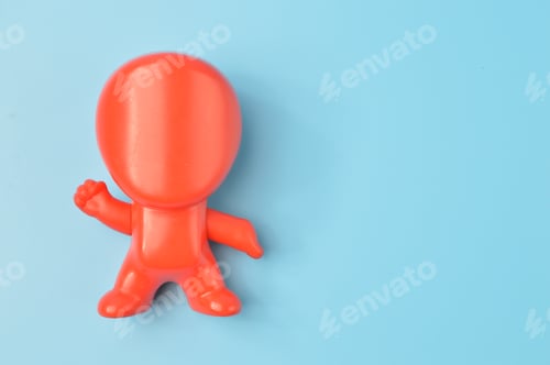 Preview: People toy figure standing with powerful expression