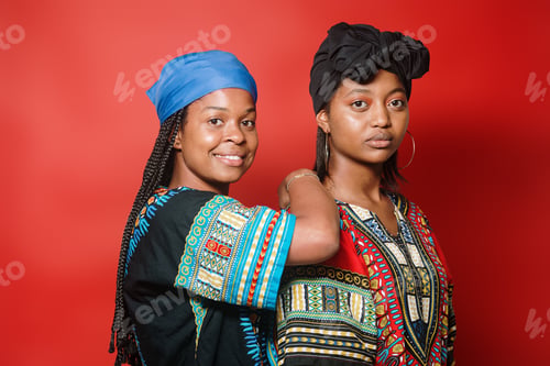 Preview: Two black latinas looking at the camera