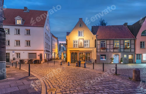 Preview: Schnoor - residential historic district in Bremen, Germany