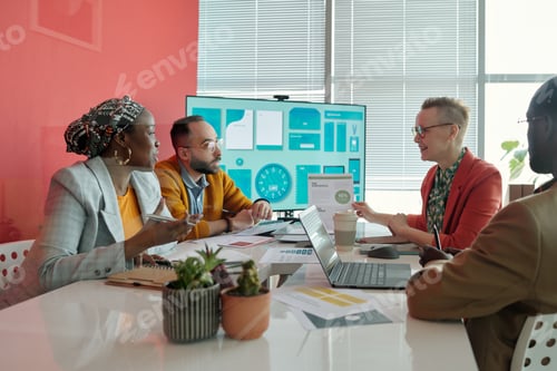 Preview: Female Leader Presenting Strategy in Office Meeting
