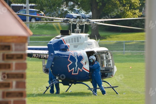 Preview: Medical helicopter arrived
