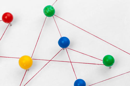 Preview: pins connected creating a network