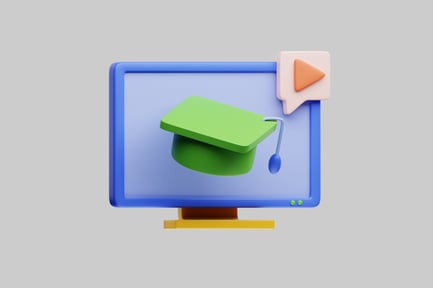 Preview: Online learning video meeting icon