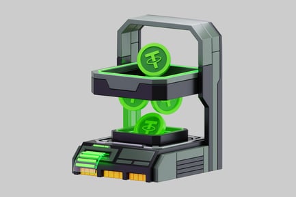 Preview: Automated Crypto Mining Rig With Tether Coins