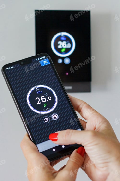 Preview: Controlling Home Temperature with a Smartphone App