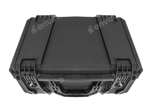 Preview: plastic case isolated on white background