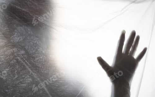 Preview: silhouette of a hand of coronavirus covid 19
