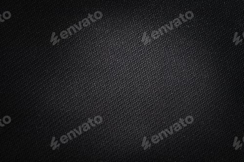 Preview: Texture technical fabric with rubber coating. Black background.