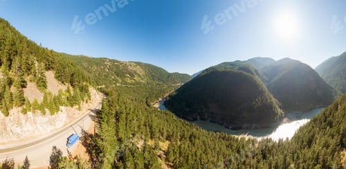 Preview: Beautiful Panoramic View of Canadian Nature