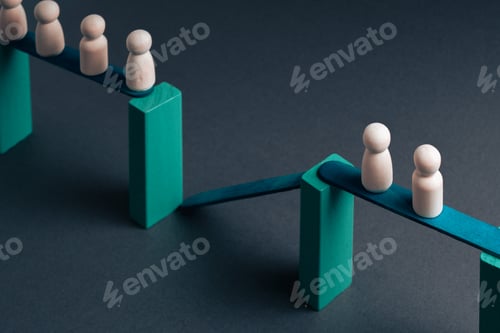 Vista previa: Talent redistribution workforce reallocation organizational transition team restructuring concept