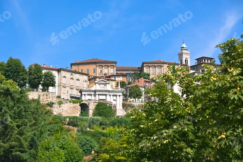 Preview: View of Bergamo Alta, Italy
