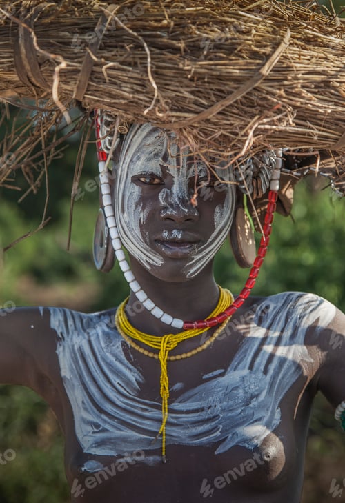 Preview: Woman of the Mursi Tribe, Omo Valley, Ethiopia