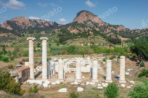 Preview: The Temple of Artemis. Sardes Ancient city. Manisa, Turkey. UNESCO World Heritage Tentative List.