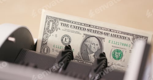 Preview: Money counting machine for USD