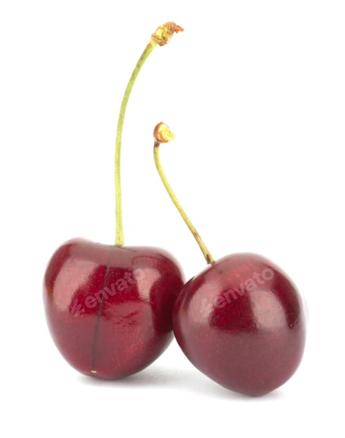 Preview: Cherry isolated on white background