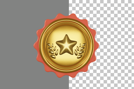 Preview: Star Badge 3D Icon