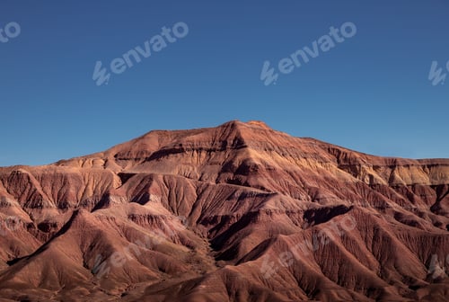 Preview: Arizona striped mountain on a sunny day
