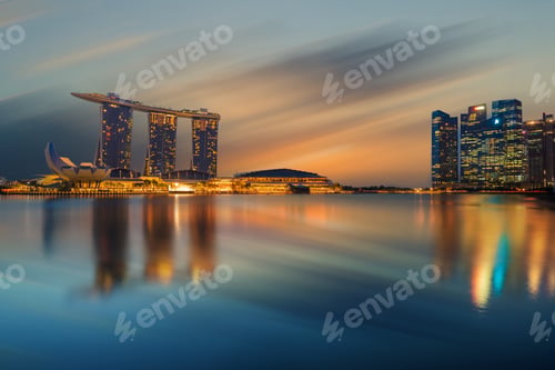 Preview: Singapore View Of Marina Bay sands.