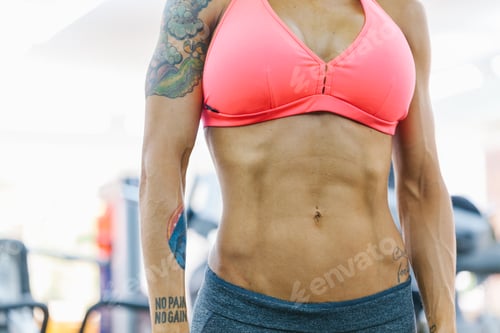 Preview: Woman Working out in the Gym