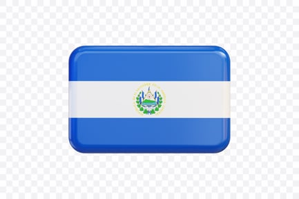 Preview: El Salvador Flag Banner