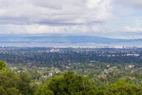 Preview: View towards Sunnyvale and Mountain View, Silicon Valley