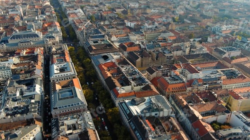 Preview: Andrassy Avenue, Andrassy ut, most famous street of Budapest city, Hungary