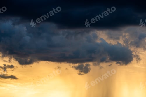 Preview: colorful dramatic sky with cloud at sunset