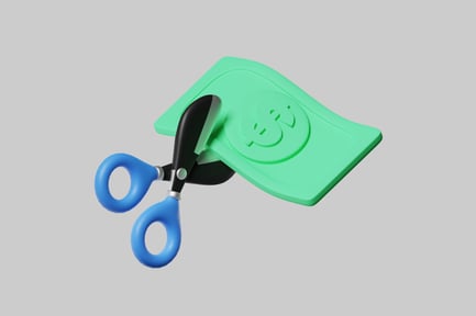 Preview: Budget Cut: Scissors Cutting Currency