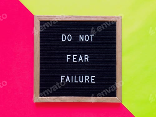 Preview: Do not fear failure. Quote. Quotes.