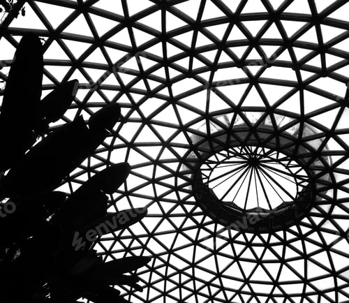 Preview: Greenhouse - temperature controlled tropical geodesic dome architecture