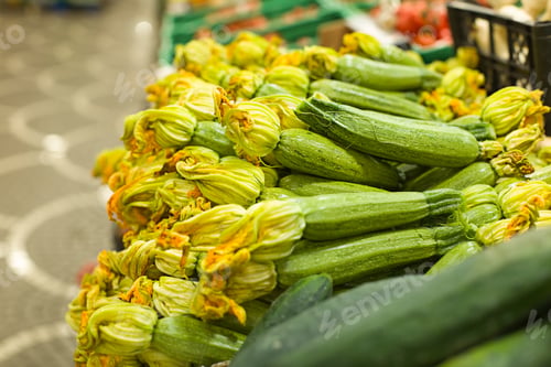 Preview: Fresh Celery In Supermarket. Concept Of Healthy Food, Bio, Vegetarian, Diet.