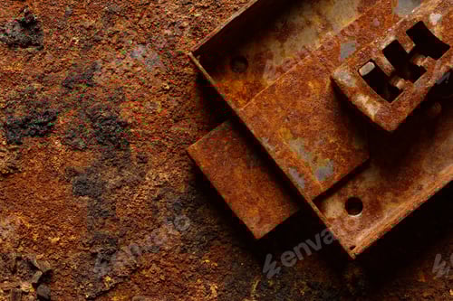 Preview: Old broken corroded safe lock