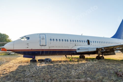 Preview: Disassembled plane in the aircraft graveyard