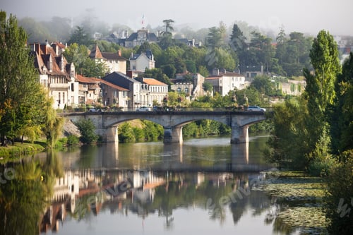 Preview: Picturesque view of Perigord town in France