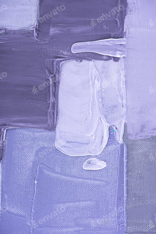 Preview: purple brush strokes on abstract oil painting