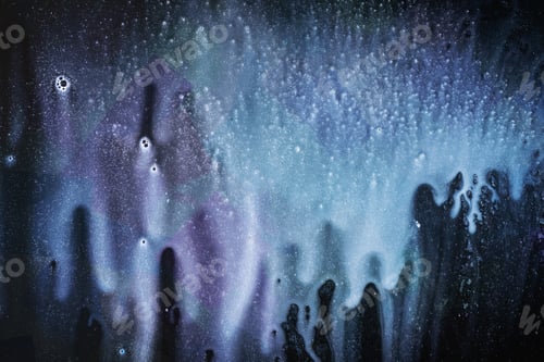 Preview: Drops- Liquid Foam. Fluid Aqua- Abstract Pattern Nature. Background- Cleansing Wash. Shampoo